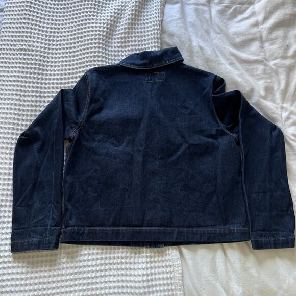 Ralph Lauren Denim & Supply Shawl Collar Denim Sailor Anchor Button Jacket - Picture 2 of 8